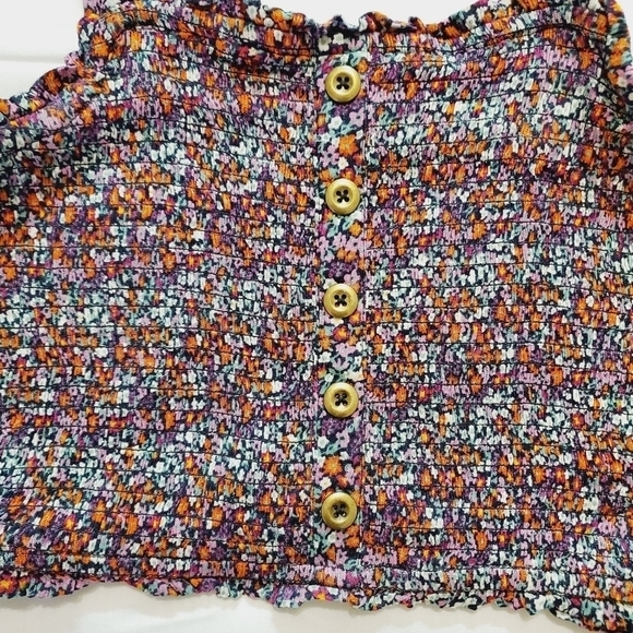 Patrons of Peace Multi Color Fitted Tube Top cropped tank - Picture 2 of 6